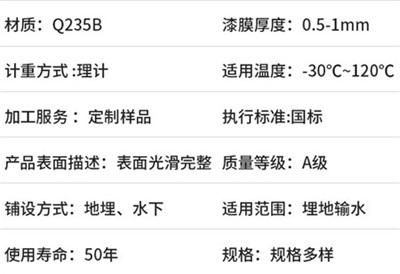 浙江热浸涂塑钢管产品性能特点